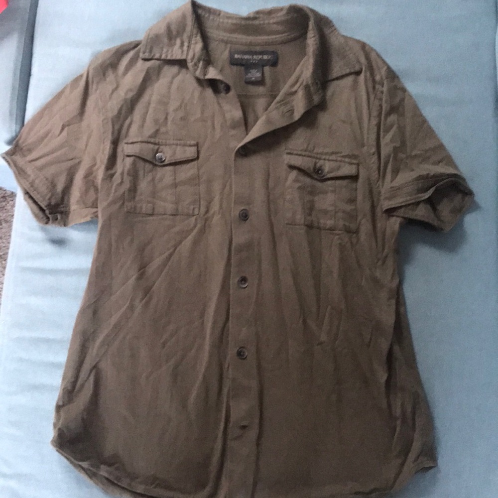 Banana Republic short sleeve button down.